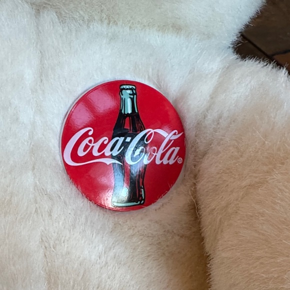 1994 vintage Coca-Cola white polar Plush Bear - Picture 3 of 6